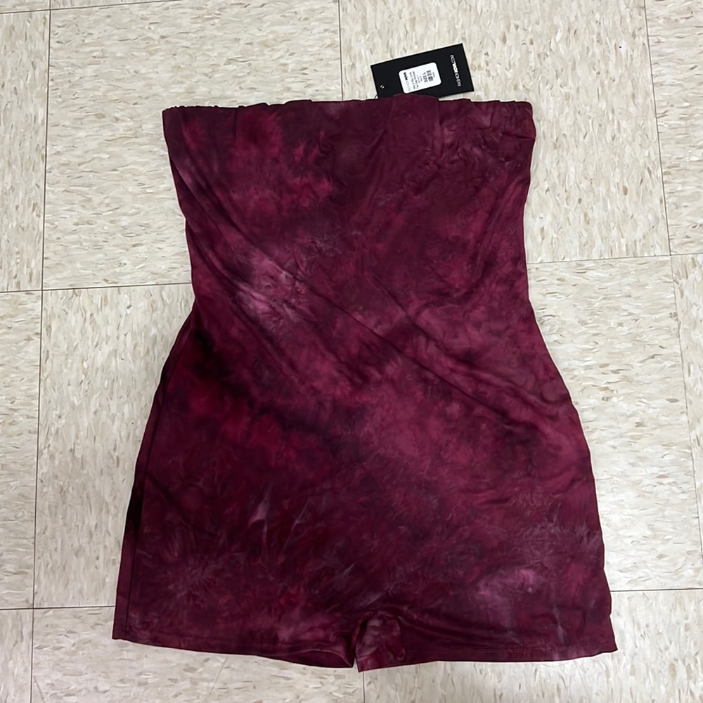 brand new with tag! tube top romper!